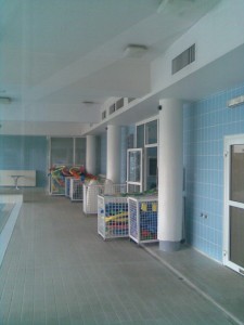 Poznańskie Ośrodki Sportu i Rekreacji - basen - farba biobójcza Rust Oleum Biosan Aqua Plus